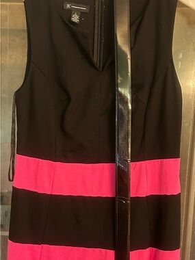 INC International Concepts Black Dress with Zipper Detail
